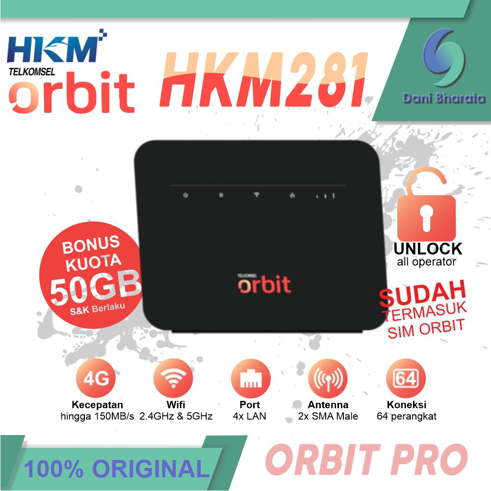 Jual Modem Router Orbit Pro HKM281 | Shopee Indonesia
