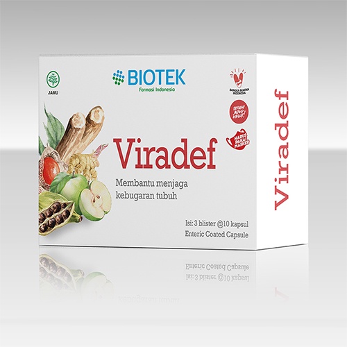 Jual Biotek Viradef 3 Blister @10 Kapsul / Suplemen / Kesehatan ...