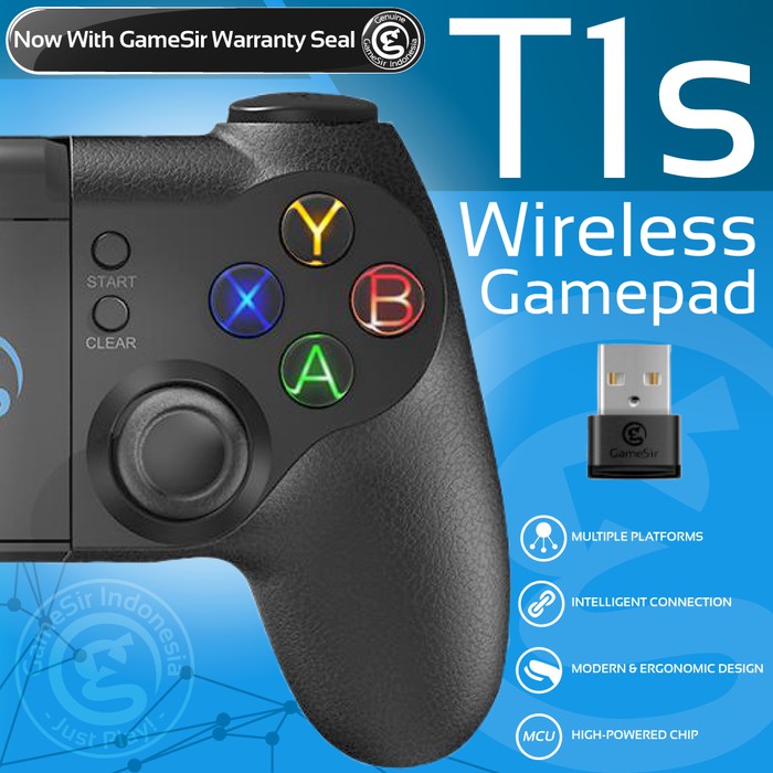 Jual PROMOO GameSir T1S Bluetooth 4.0 Wired Wireless Gamepad Gaming ...