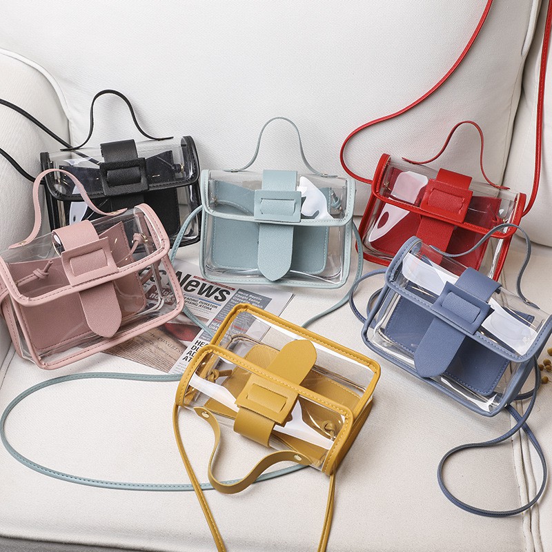 Jual TW2106 Sling Bag Mini Fashion Wanita / Tas Selempang Transparan / Tas Import / Tas Original | Shopee Indonesia