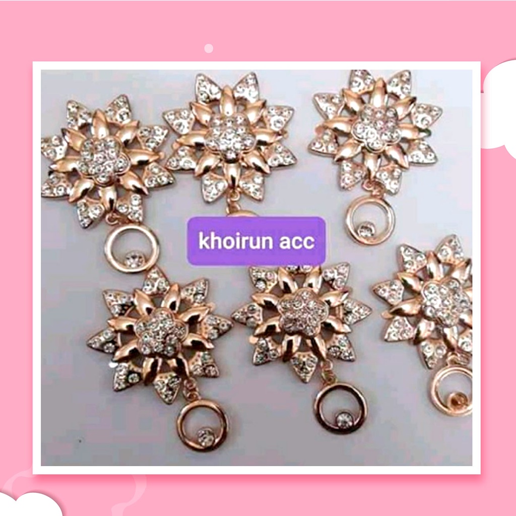 Jual Acc tas bunga(2pcs) | Shopee Indonesia