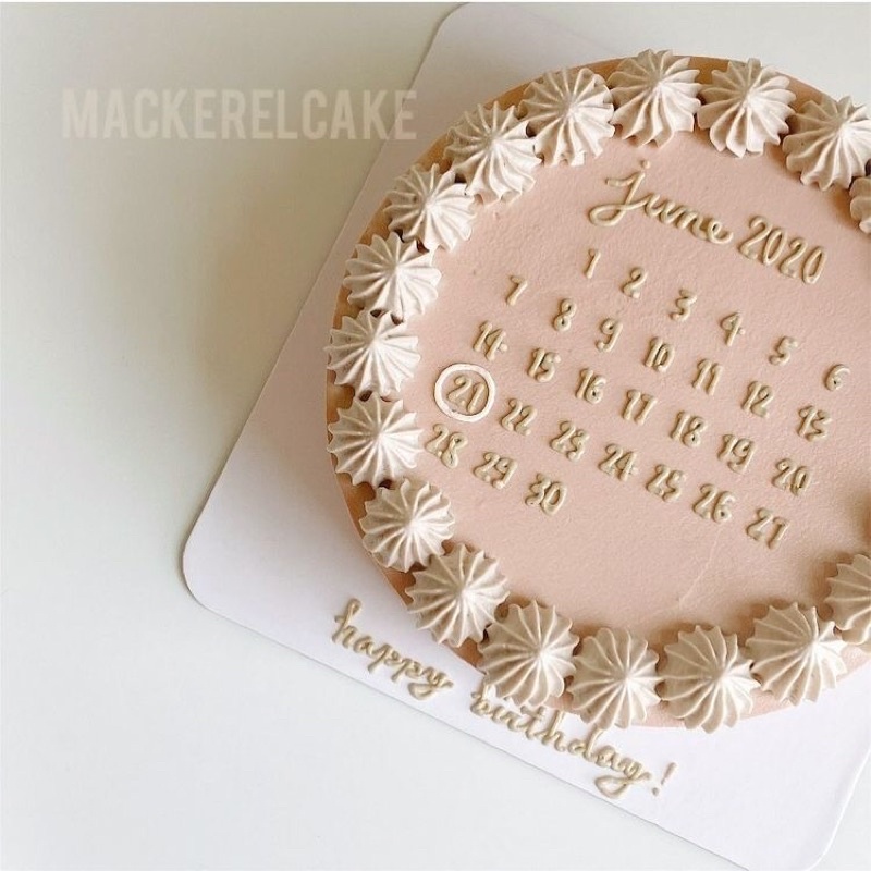 Jual Calender Cake Kue Tema Kalender Kue Kalender Kekinian