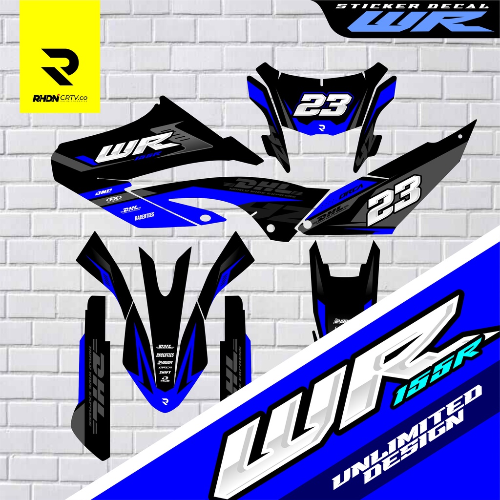 Jual Sticker Decal Yamaha Wr Sticker Wr Decal Wr Decal Wr