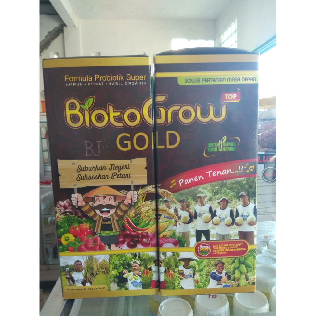 Jual BiotoGrow Gold Pupuk Oraganik Cair Kemasan 1 Liter | Shopee Indonesia