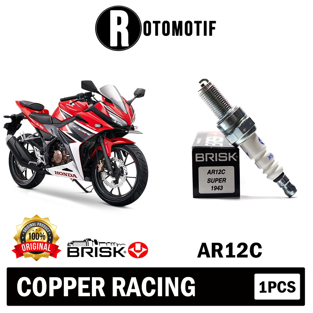 Jual Busi Motor Honda Cbr R Brisk Copper Racing Ar C Shopee Indonesia