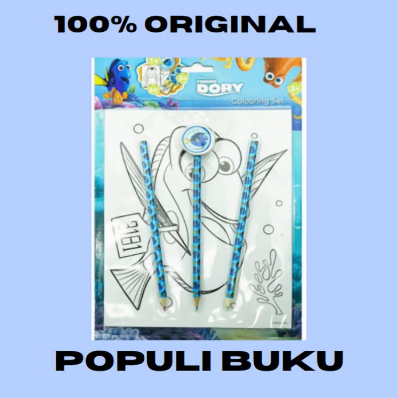 Jual Buku Mewarnai Anak Disney Finding Dory Bahasa Inggris | Shopee