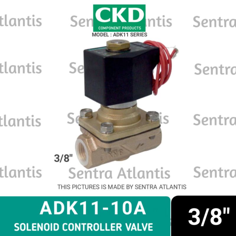 Jual Solenoid Valve CKD ADK.11-25A 1inch AC 220Volt Made in Japan