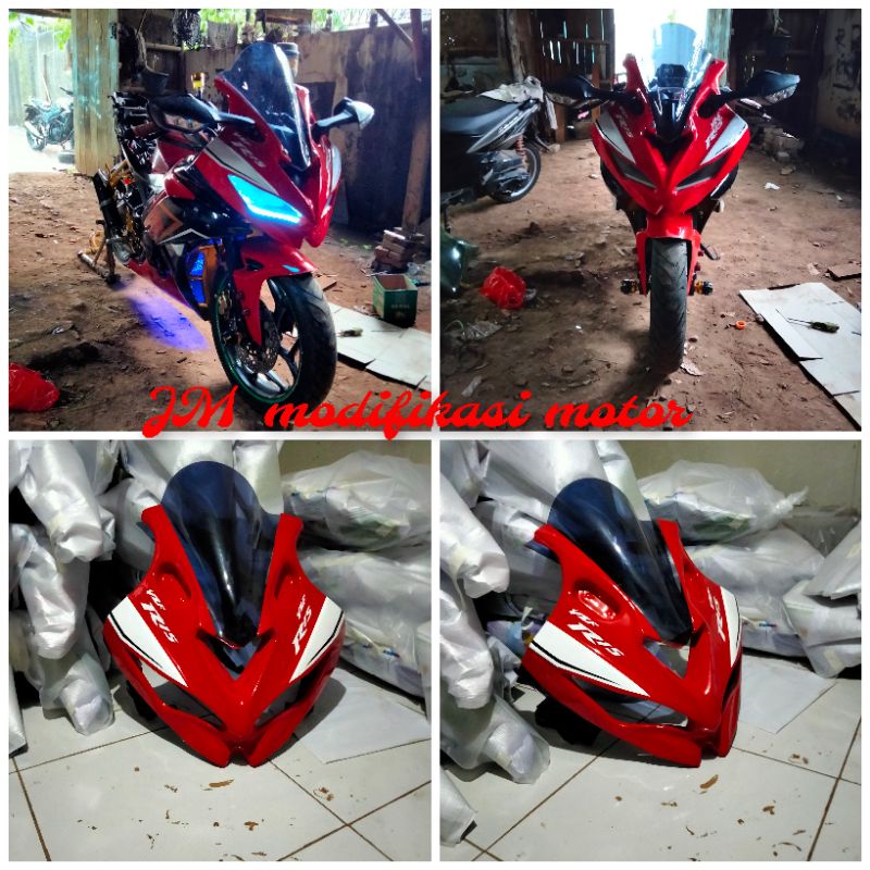 Jual Topeng/Headleam R15 v2 Model ZX | Shopee Indonesia
