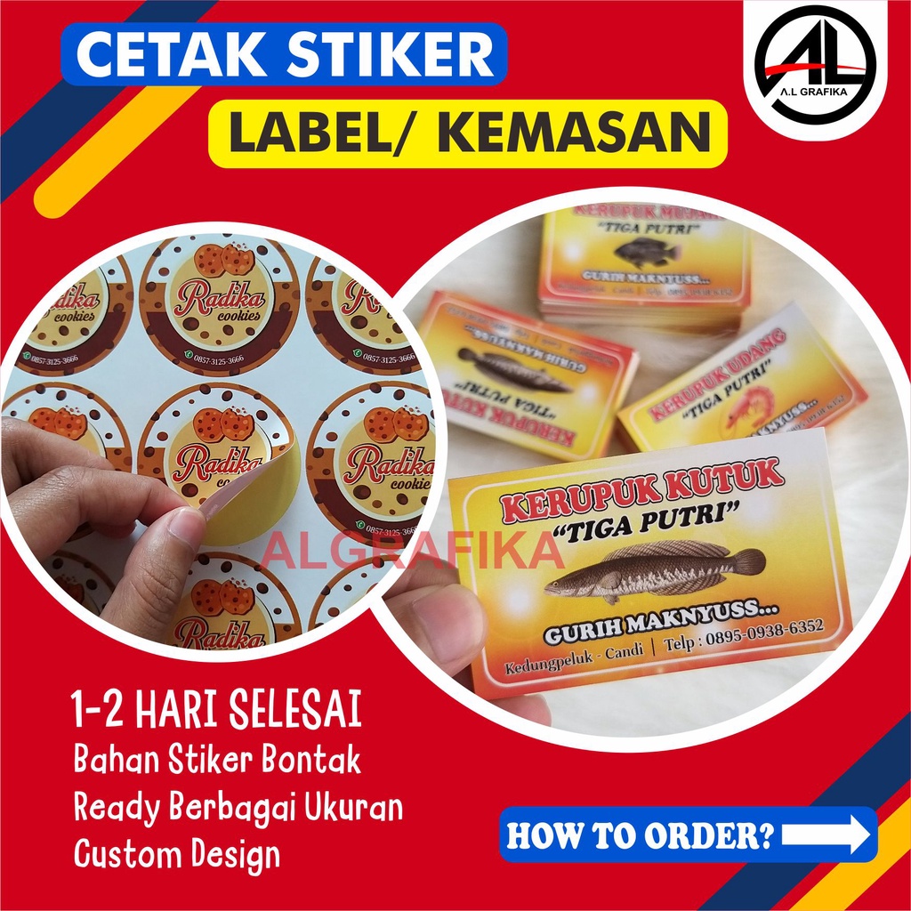 Jual STIKER LABEL BULAT KEMASAN RPODUK ONLINE SHOP CUSTOM | Shopee ...