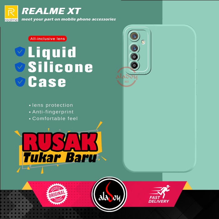 Jual Soft Case Realme XT Case Liquid Silicone Pro Camera Premium