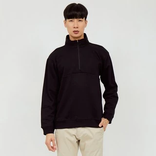 M231 Turtleneck Sweatshirt Panjang Hitam 2164A