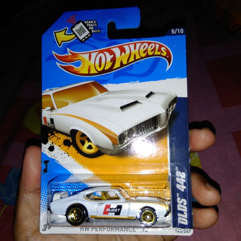 Jual RARE Hurst Olds 442 White Hw Hot Wheels Hotwheels Classic Car ...
