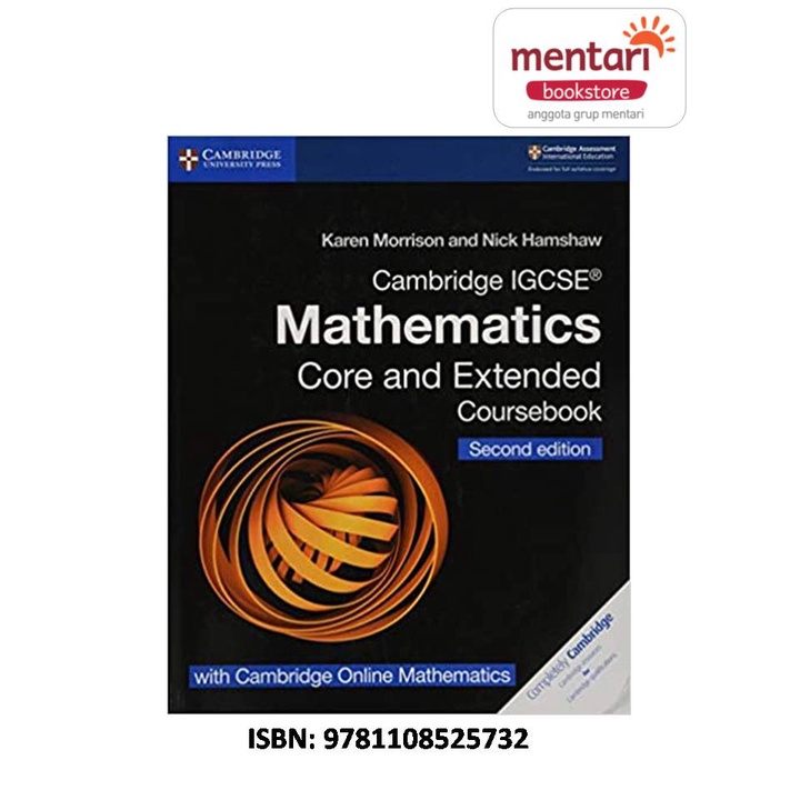 Jual Cambridge IGCSE® Mathematics Coursebook Core And Extended Second ...