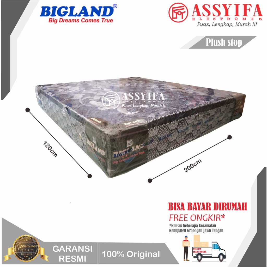 Jual SPRINGBED BIGLAND PLUSH STOP SERIES GARANSI RESMI | Shopee Indonesia