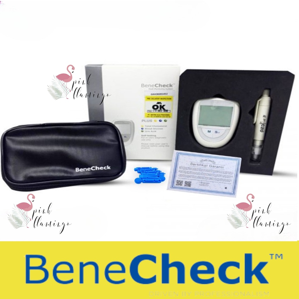 Jual Alat Cek Darah - BeneCheck PLUS 3 In 1 (Alat Screening Kesehatan ...