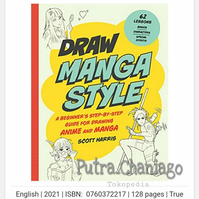 Jual Buku Draw Manga Style A Beginner's Step By Step Guide For Drawing ...