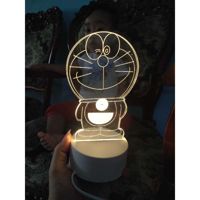 Jual lampu LED acrilic doraemon | Shopee Indonesia