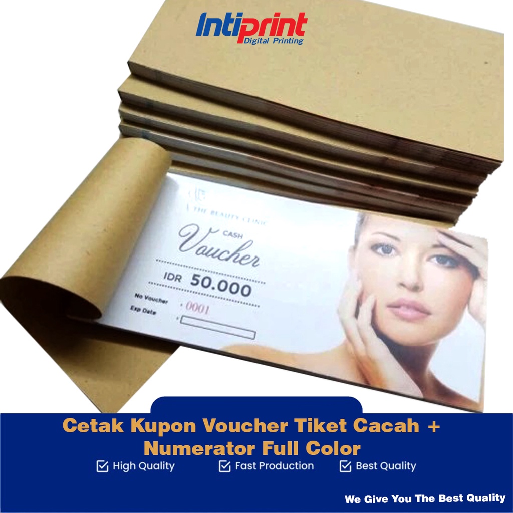 Jual Cetak Kupon Voucher Tiket Cacah Numerator Full Color Shopee