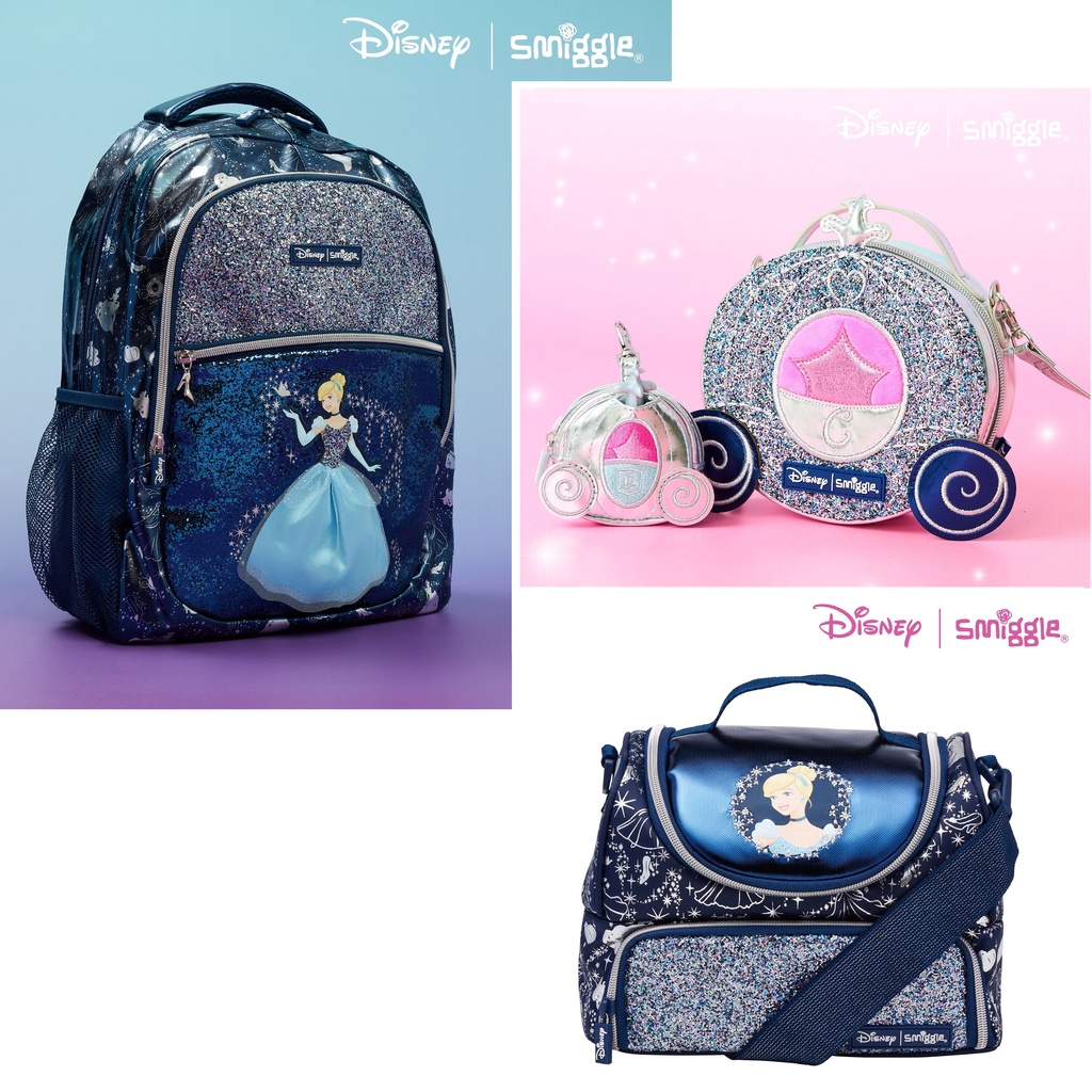 Cinderella backpack store and lunchbox