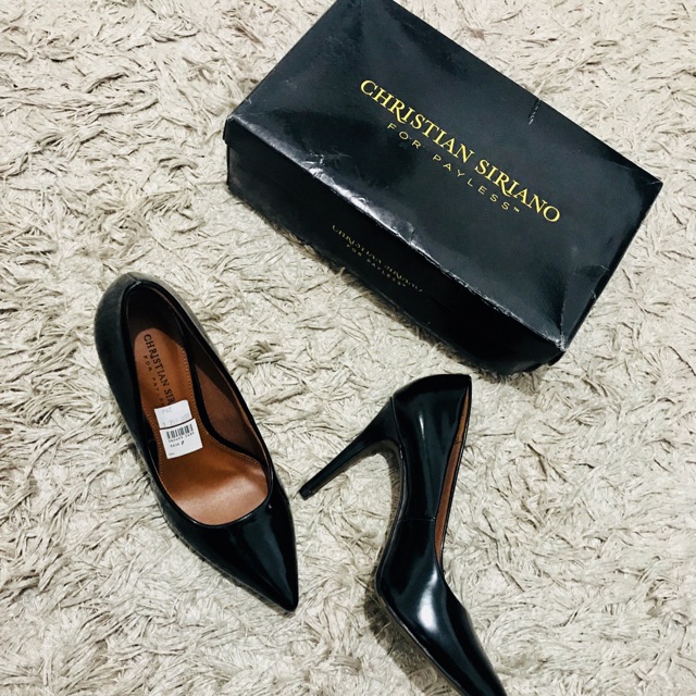 Christian siriano black on sale heels