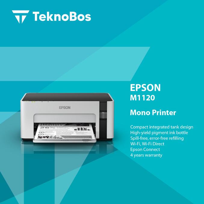 Jual Epson M1120 Monochrome Wi-Fi Ink Tank Printer | Shopee Indonesia