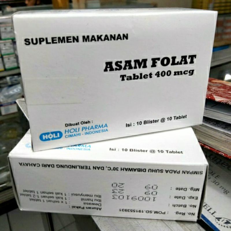 Jual Asam Folat Mcg Suplemen Ibu Hamil Dan Menyusui Isi Tablet Shopee Indonesia