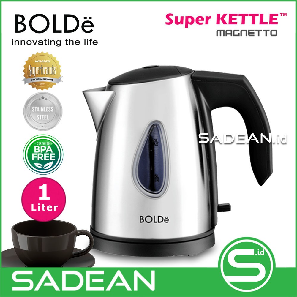 Jual Bolde Super Kettle Magnetto Teko Listrik Pemanas Air Shopee Indonesia 9269