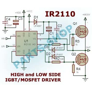 IR2110 Mosfet Driver Pinout, Examples, Applications And How