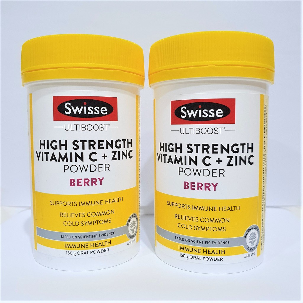 Jual Swisse Vitamin C + Zinc Powder 150g (Berry / Orange) Shopee