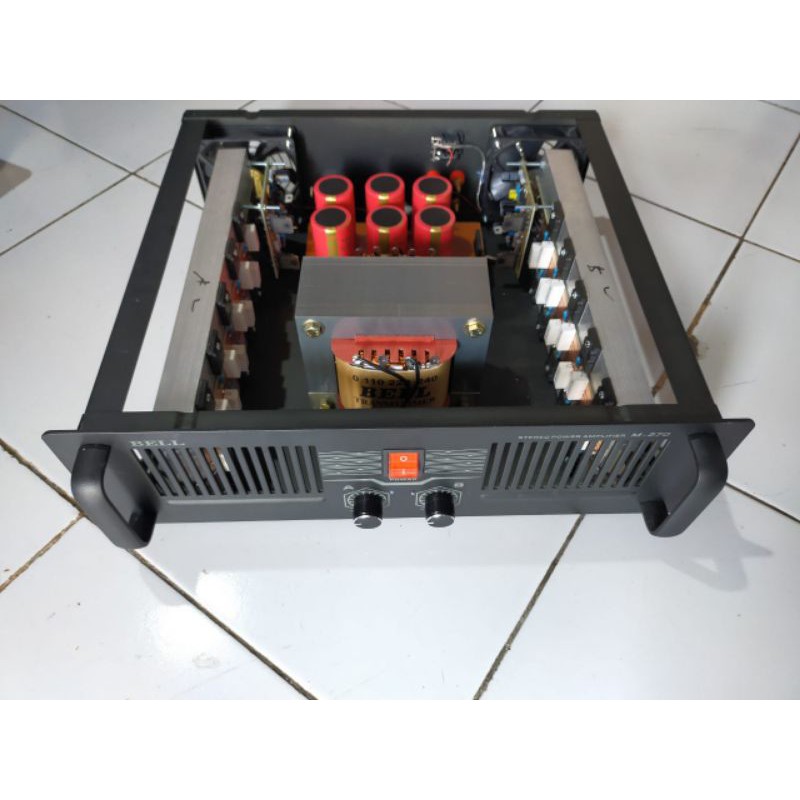 Jual POWER AMPLIFIER RAKITAN 10 amper bsar ct 55 & 45 bell baru,,free