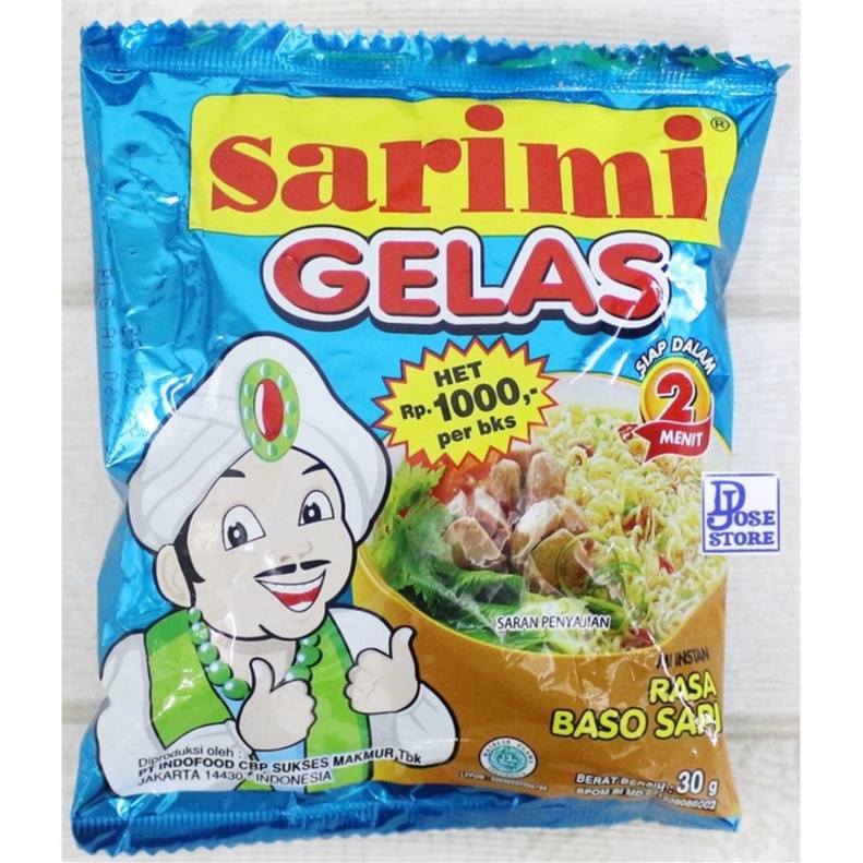 Jual Sarimi Gelas Rasa Baso Sapi 30 Gram Shopee Indonesia