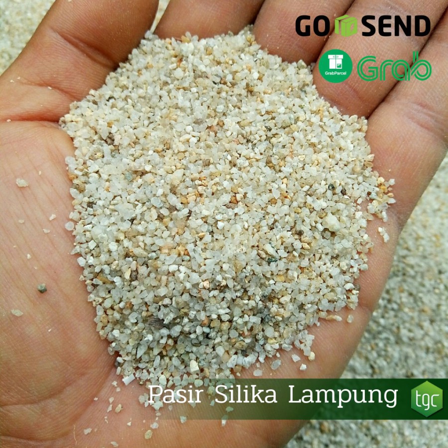 Jual Pasir Silika Lampung 1kg Pasir Silica Aquascape Kualitas Super