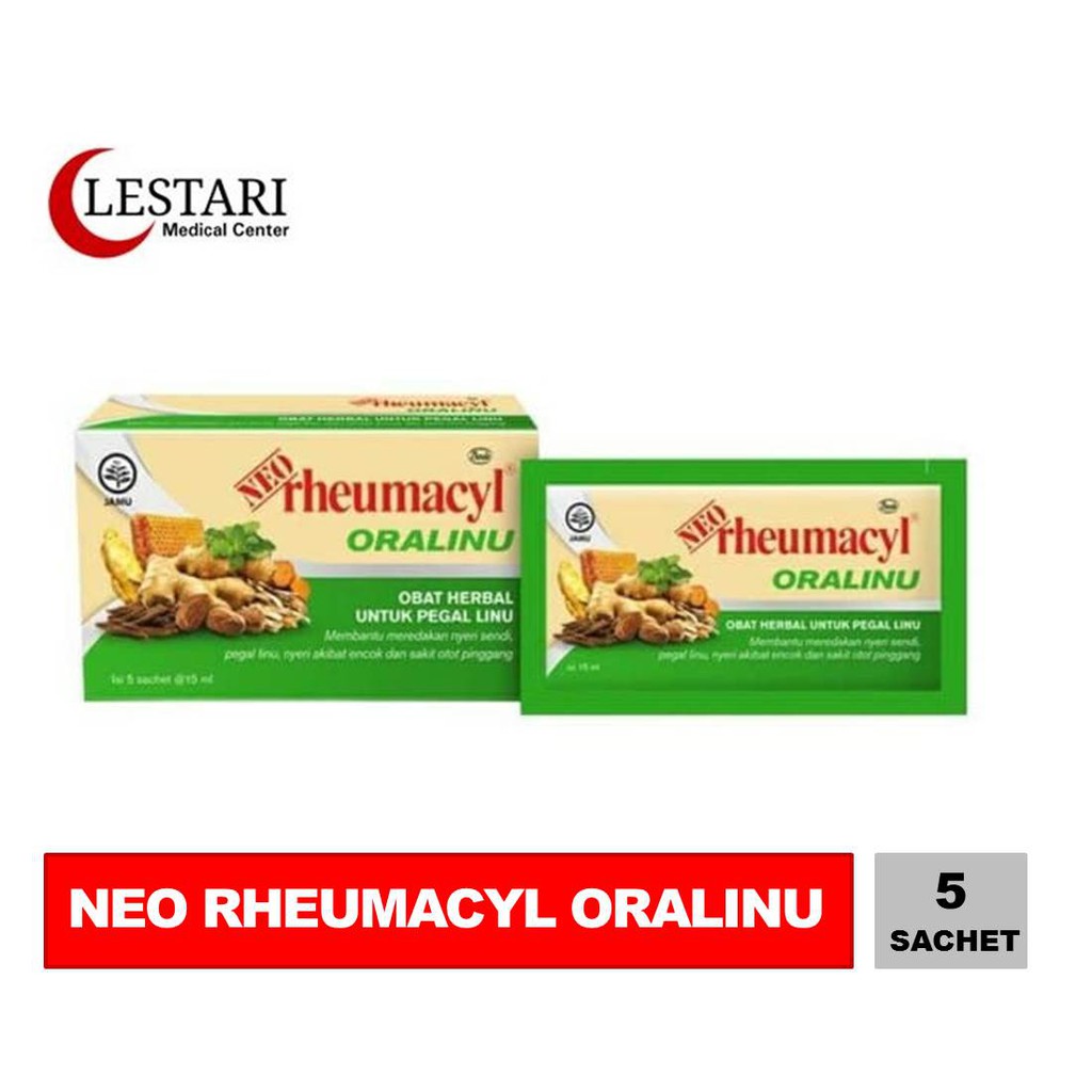 Jual Neo Rheumacyl Oralinu [ Box / 5 Sachet / 5ml ] | Shopee Indonesia