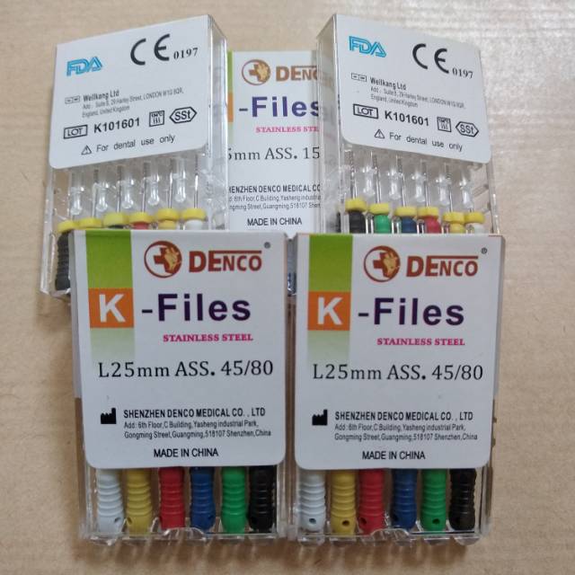 Jual K File K Reamers File Headstrom File Assorted Jarum Endo File