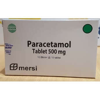 Jual Paracetamol 500mg Mersi Strip Isi 10 | Shopee Indonesia