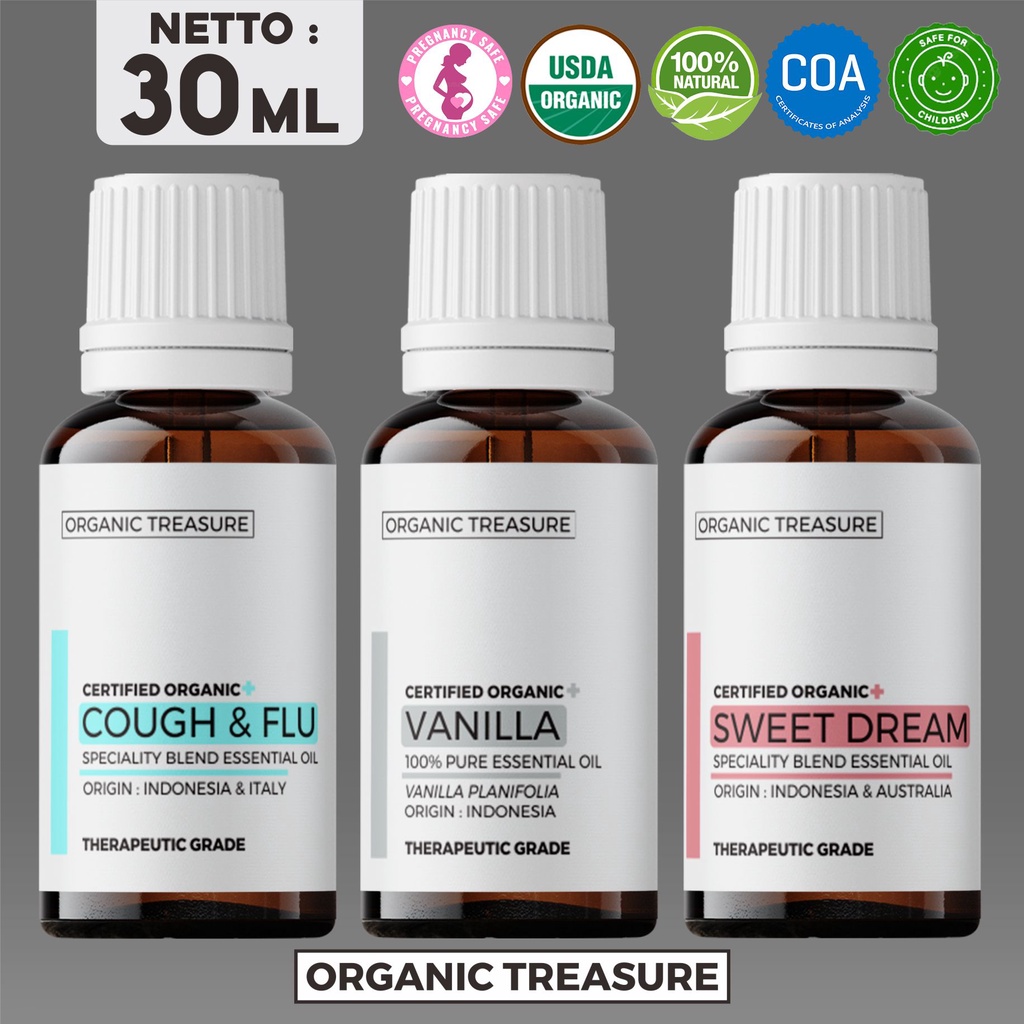 Jual ESSENTIAL OIL THERAPEUTIC GRADE BY ORGANIC TREASURE Shopee