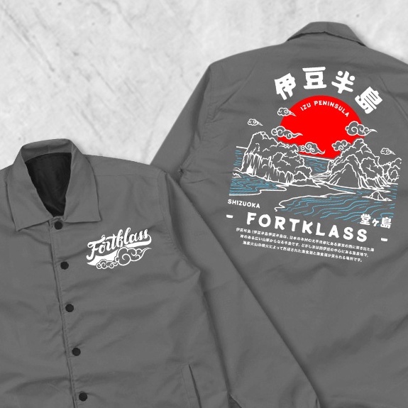 Jual FortKlass Misaki Jaket Coach Jaket Zipper Pria Jaket Parasut ...