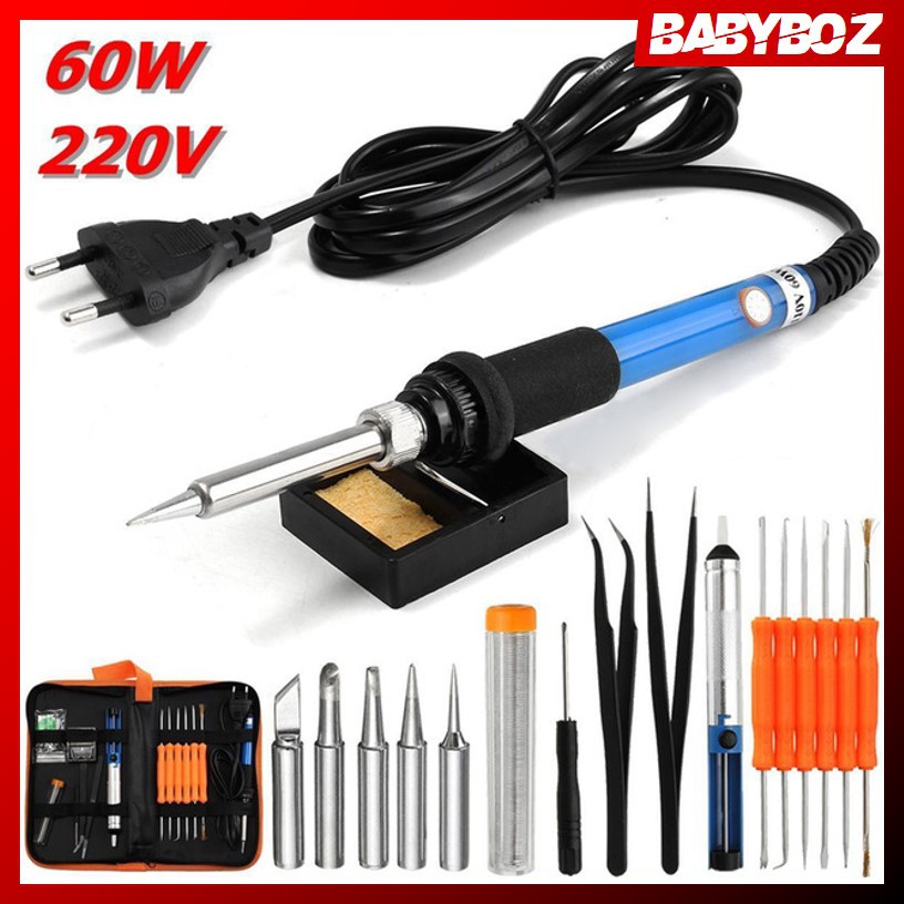 Jual BABYBOZ - PAKET Peralatan Solder Kit 7 In 1 60W 220V SATU SET ...