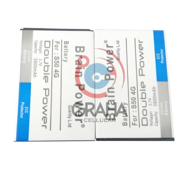 Jual Baterai Battery Batre Advan S50 4g Brain Power Double Ic