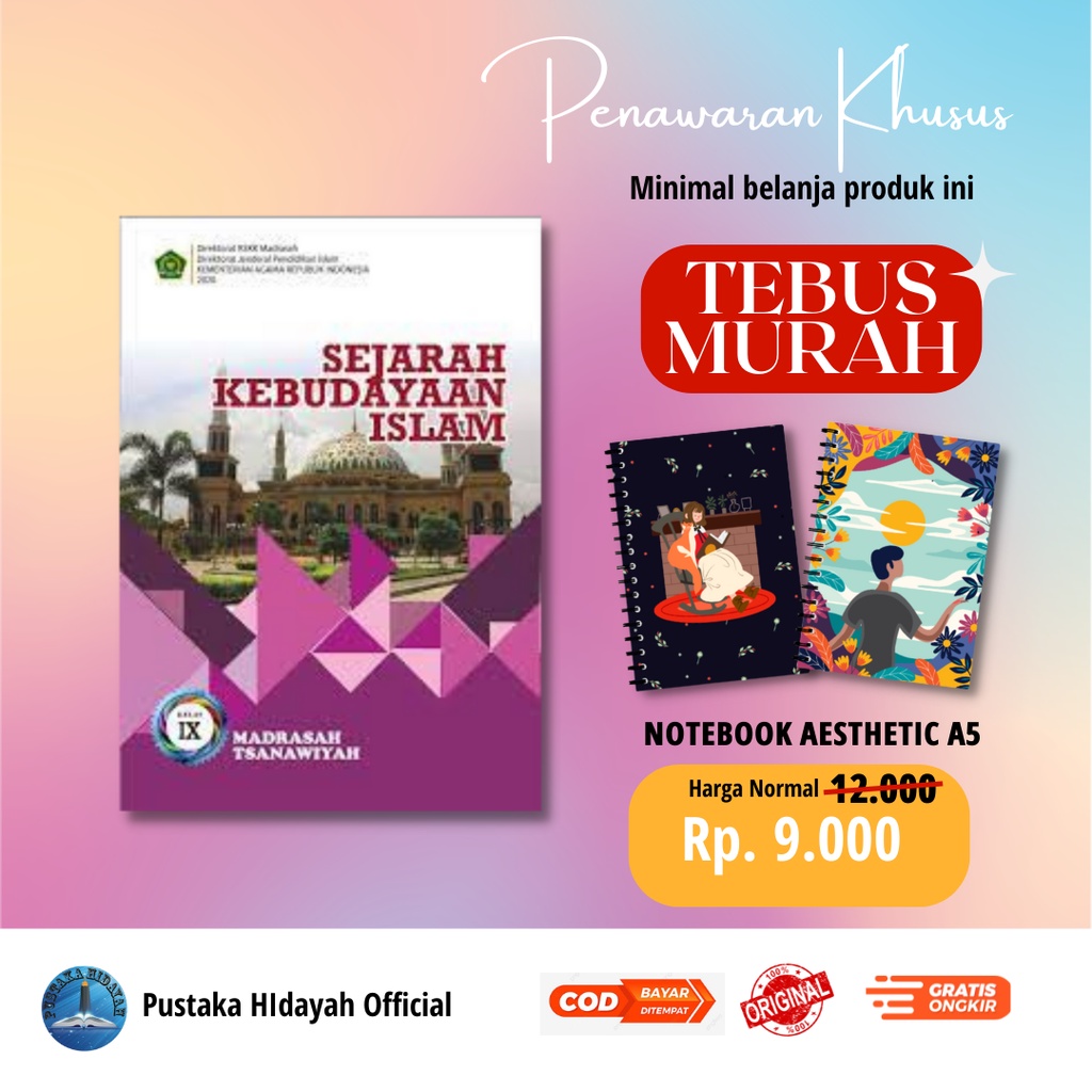 Jual Buku Siswa SEJARAH KEBUDAYAAN ISLAM SKI Kelas 9 Madrasah ...