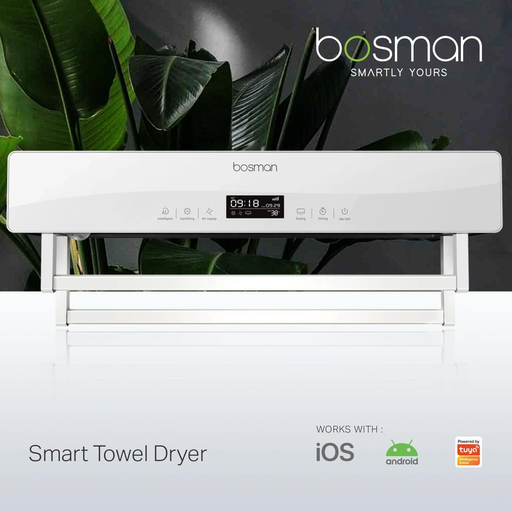 Jual Bosman Smart Towel Dryer Towel Warmer UV Sterilizer Smart