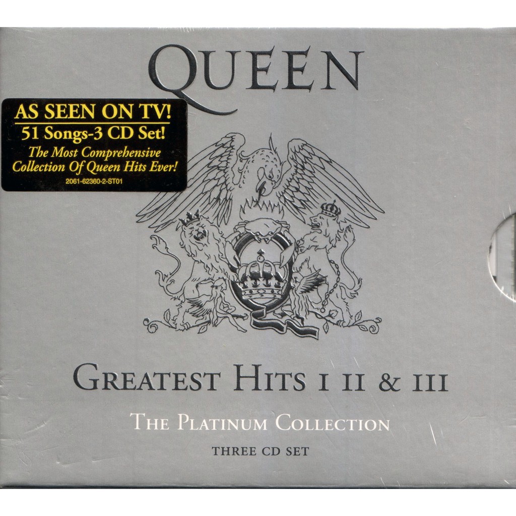 Jual CD QUEEN - GREATEST HITS 1, 2, & 3 THE PLATINUM COLLECTION THREE ...