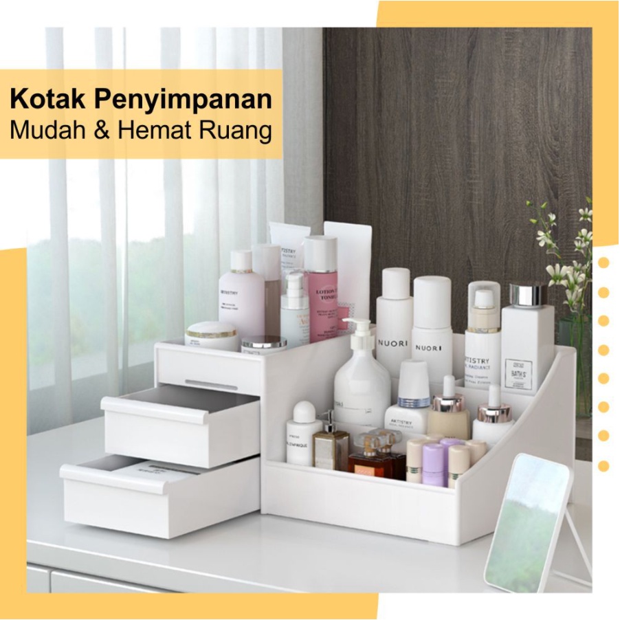 Jual Rak Kosmetik / Cosmetic Storage Drawer / Kotak Penyimpanan Makeup ...