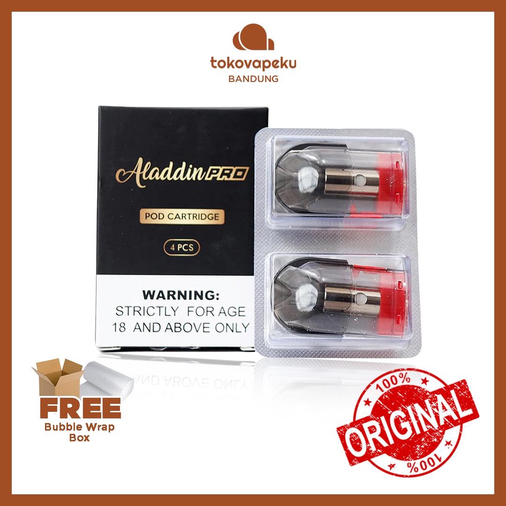 Jual CARTRIDGE ALADDIN BBOX POD KIT 2ML 1.0OHM ORIGINAL By ALADDIN PRO ...