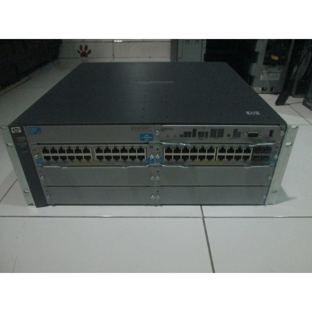Jual Hp Procurve zl Switch E5406 Dengan Modul 48 Port Gigabit POE ...