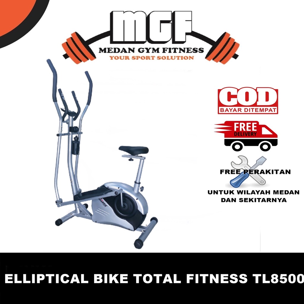 Jual Sepeda Olahraga Elliptical Bike Total Fitness Tl 8500 Shopee