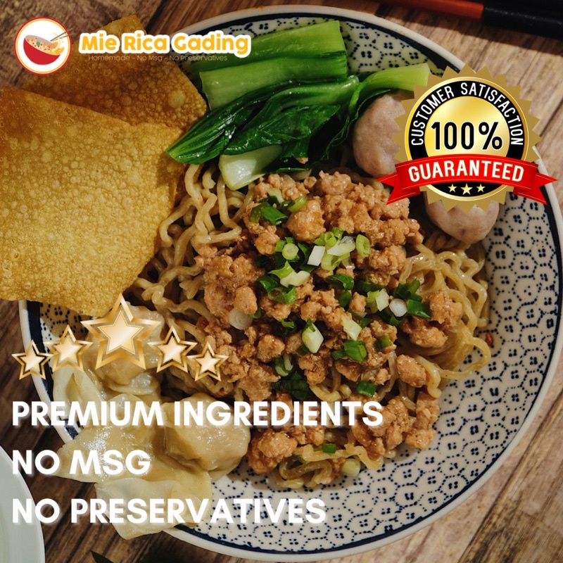 Jual Mie Karet Rica Ayam / Mie Rica / Mie Ayam / Mie Beku / Mie Pouch ...