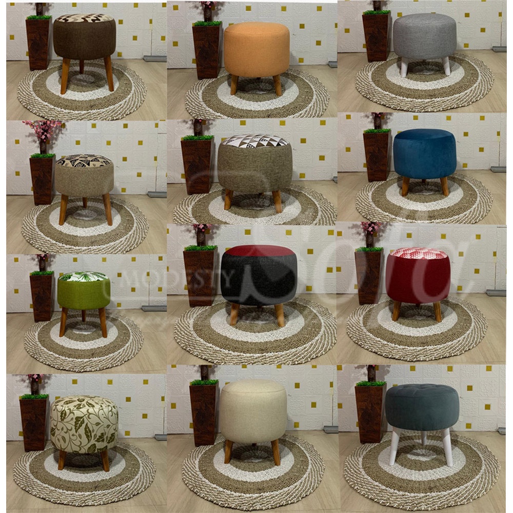 Jual Stool Bulat & Puff Kotak Modesty | Shopee Indonesia