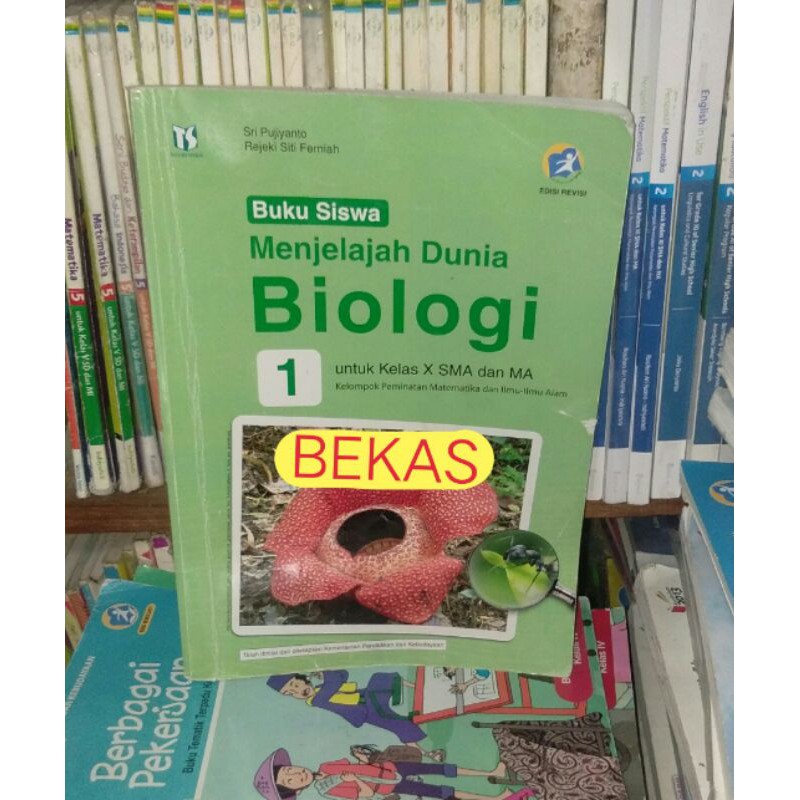 Jual Menjelajah Dunia Biologi kelas 10 X 1 SMA Tiga Serangkai Kurikulum ...