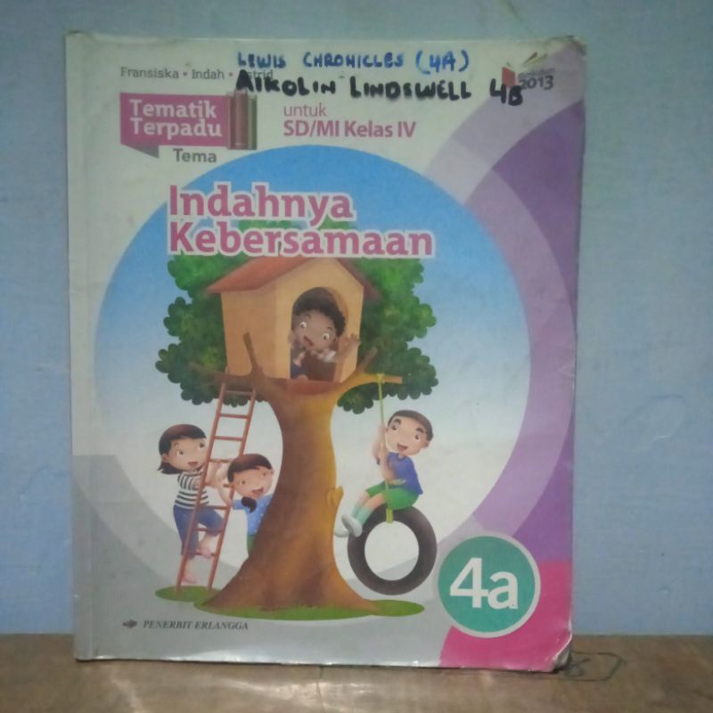 Jual Tematik Terpadu Tema Indahnya Kebersamaan Untuk SD/MI Kelas IV ...